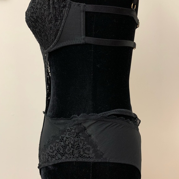Victoria’s Secret Black Mesh & Lace Bodysuit - Picture 9 of 11